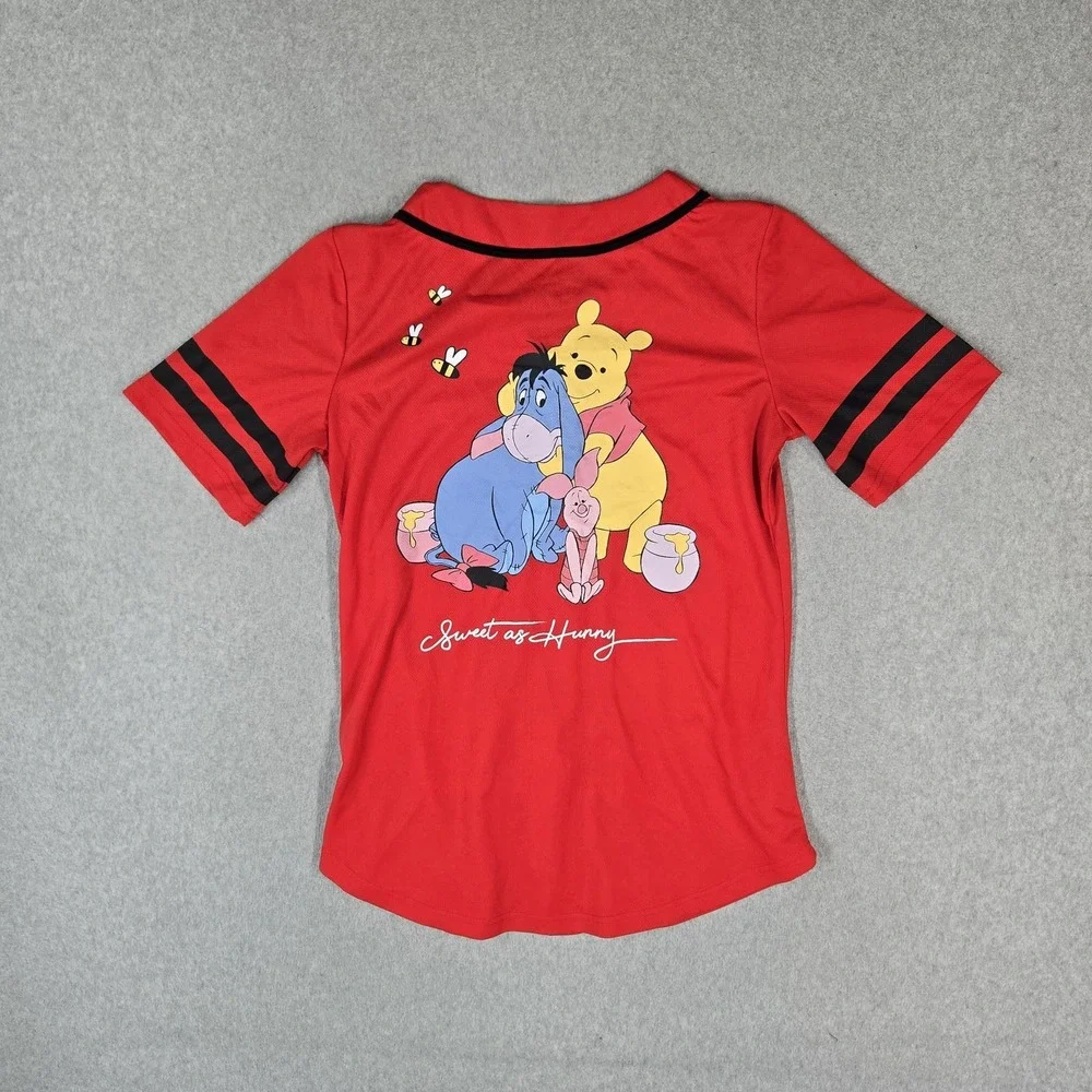 Disney Winnie The Pooh Junior Jersey XL Red Graphic Winnie The Baseball